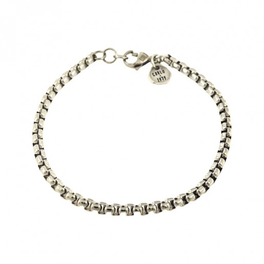 Square snake chain bracelet