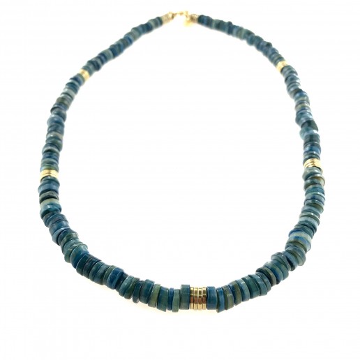 Collana Pietra di Fiume Blu Collana Pietra di Fiume Blu