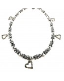 Necklace Dotted elements with hearts