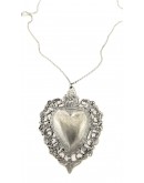 Big Sacred heart necklace