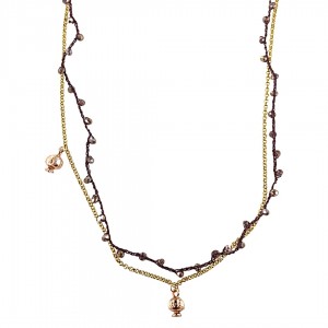 Swarovski necklace with Pumo Pugliese