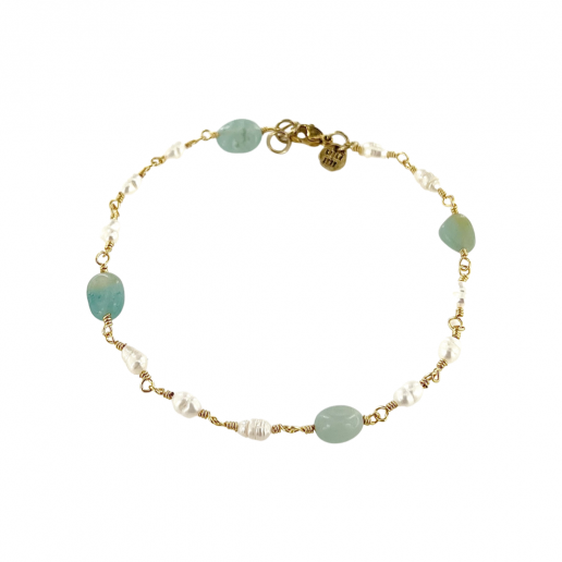 Anklet Pearls and Stones