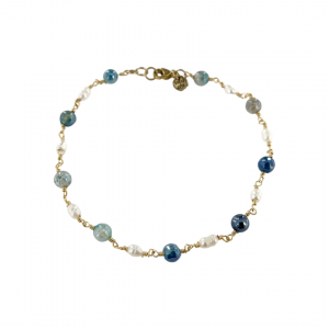 ANKLET PEARLS AND STONES