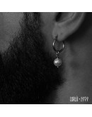 EARRINGS with STONE PENDANT