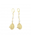 Shell and Pearl Earrings