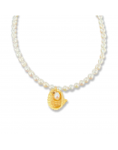 Necklace Baroque Pearls and Shell