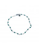 PULSERA CADENA SWAROVSKI VERDE CLARO