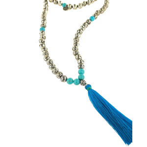 Collana Mala Pepite -Aulite Turchese