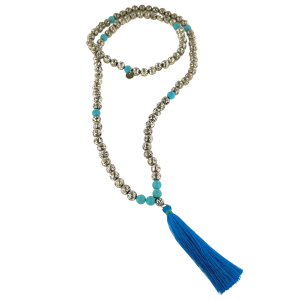 Collana Mala Pepite -Aulite Turchese