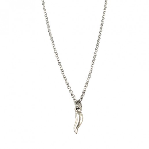 Silver Cornetto Necklace