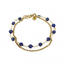EVIL-EYE bracelet and chain