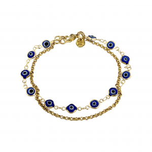 EVIL-EYE bracelet and chain