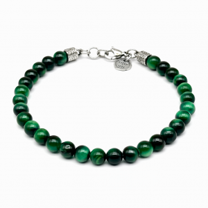 BRACCIALE OCCHIO DI TIGRE VERDE