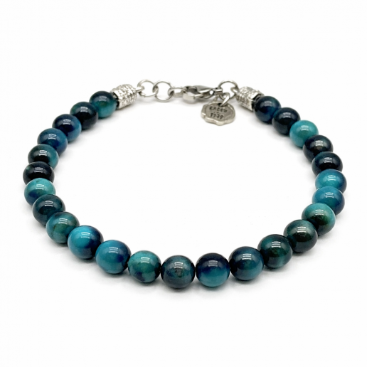 BRACCIALE OCCHIO DI TIGRE LIGHT BLUE