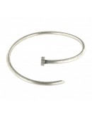 BRACCIALE CHIODO RIGIDO ARGENTO