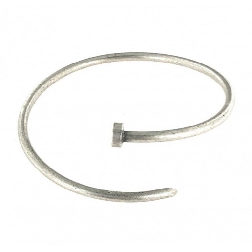 BRACCIALE CHIODO RIGIDO ARGENTO
