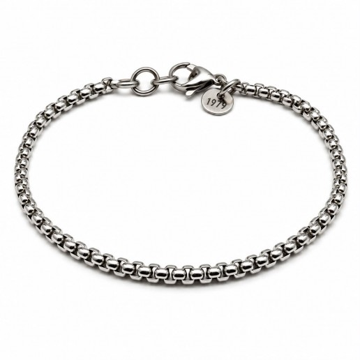 BRACCIALE CATENA QUADRATA SLIM