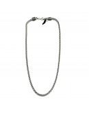 Ear Link Chain Necklace with Croissant