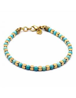 BRACCIALE EMATITE e TURCHESE