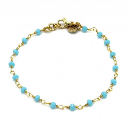 SWAROVSKI TÜRKIS KETTENARMBAND