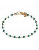 PULSERA CADENA VERDE ESMERALDA SWAROVSKI