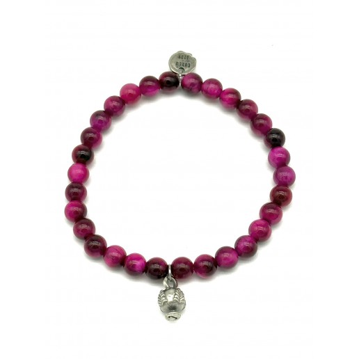 BRACELET EN PIERRE DE RUBIS et PUMINUM