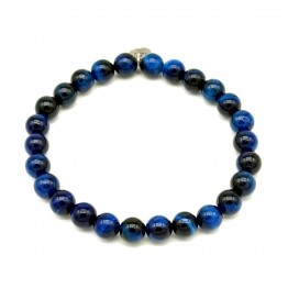 Bracciale Occhio di Tigre Blu