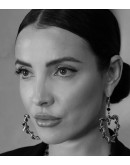 Orecchini Onice Sfaccettato e un cuore serpente