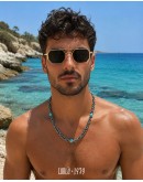 Collana Maglia Bizantina e Turchese