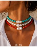 Collana perle con perla barocca