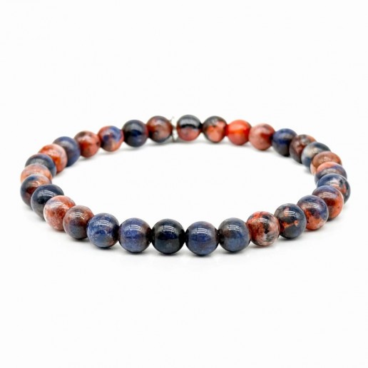 Pulsera de jaspe rojo