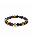 PULSERA BEBÉ OJO DE TIGRE MULTICOLOR