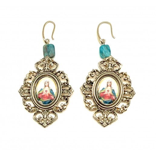 Orecchini Santi e Peccatori Cuore Immacolato di Maria