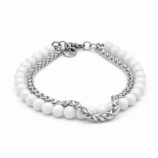 BRACCIALE AGATA BIANCA