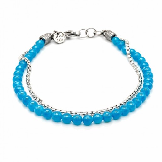 TÜRKIS-ACHAT-ARMBAND 