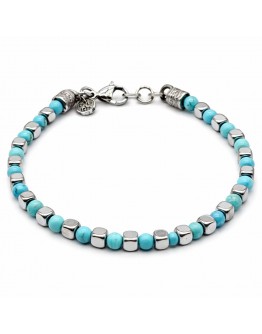 BRACCIALE EMATITE e TURCHESE
