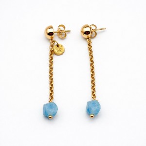 Azure Jade Stone Earrings