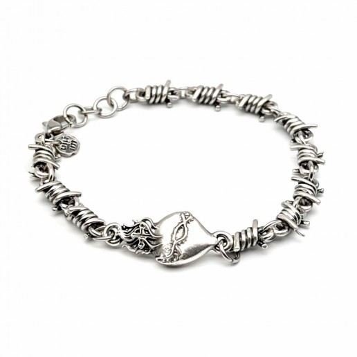 BRACCIALE SACRO CUORE con Filo Spinato