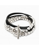 BRACELET/NECKLACE Nuggets - Leather BRACELET/NECKLACE Nuggets - Leather