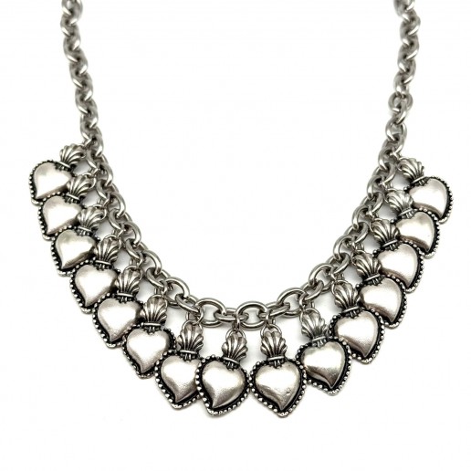 Halskette mit heiligen Herzen