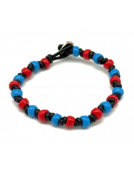 Bracciale Caramel Rosso Azzurro