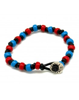 Bracciale Caramel Rosso Azzurro