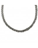 Byzantine steel necklace