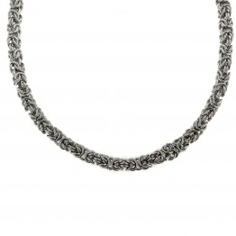 Byzantine steel necklace