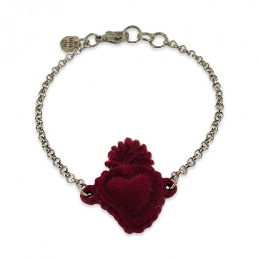 SACRED HEART BRACELET Flocked
