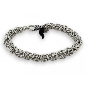Stainless steel woven bracelet