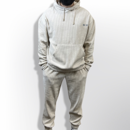 Coordinated white tracksuit