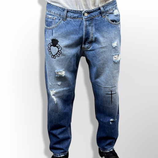 CORLÙ 1979 JEANS MIT PRINT