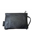 Small Black Leather Clutch