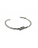 Rigid Knot Bracelet 925% Silver